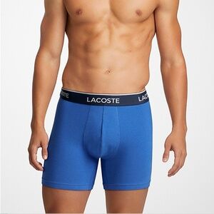 Lacoste blue logo-waist boxer brief NWT